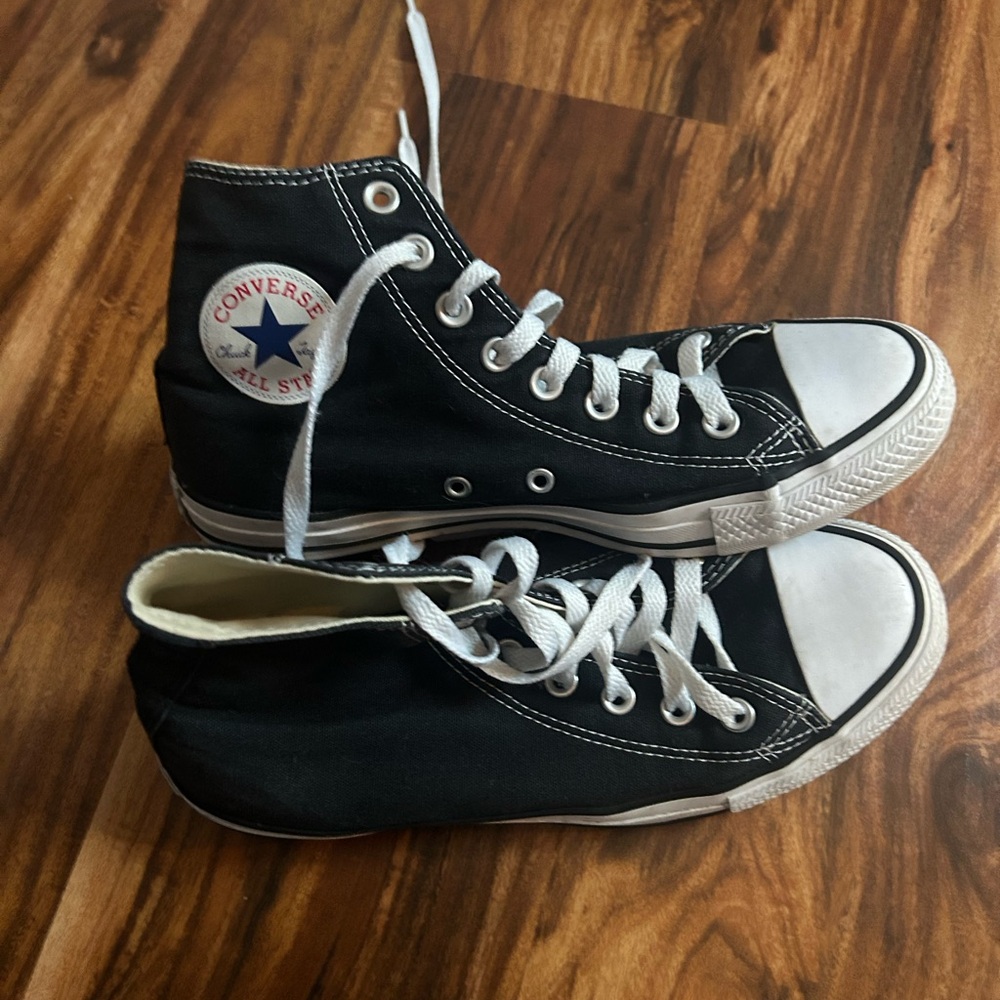 Converse Black and White High-Tops